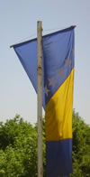 Bosnie-Herzégovine Bannière de Bosnie-Herzégovine