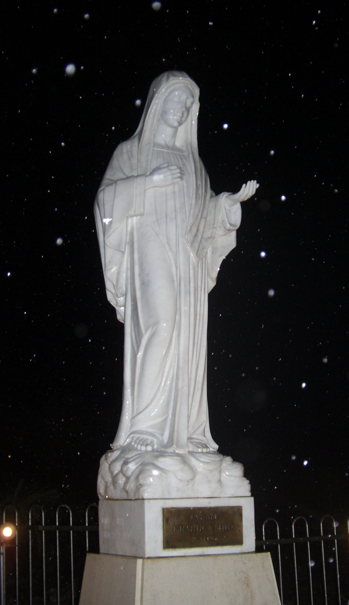 Statue de Marie à Medjugorje